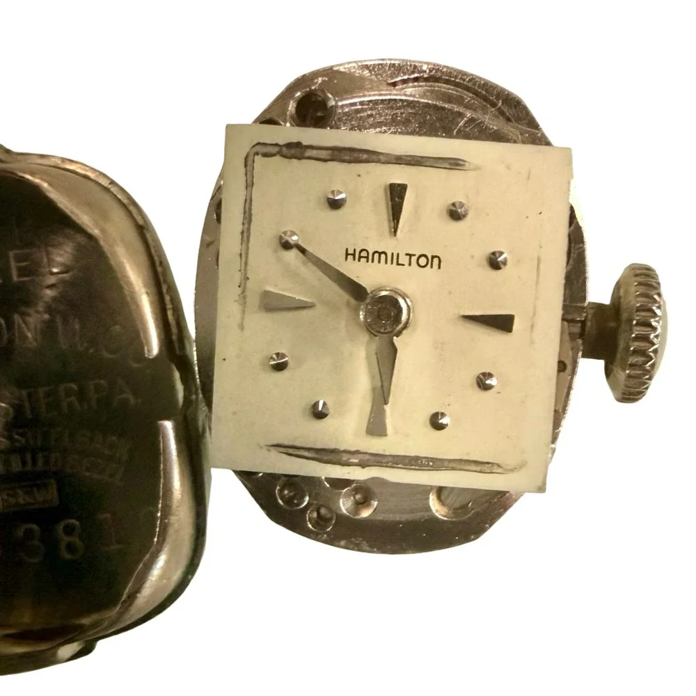 Vintage Hamilton Ladies Watch 10K Gold Filled Working Cocktail Swiss Made Small